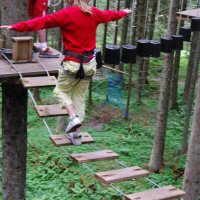 High rope Challenge in Gerlos